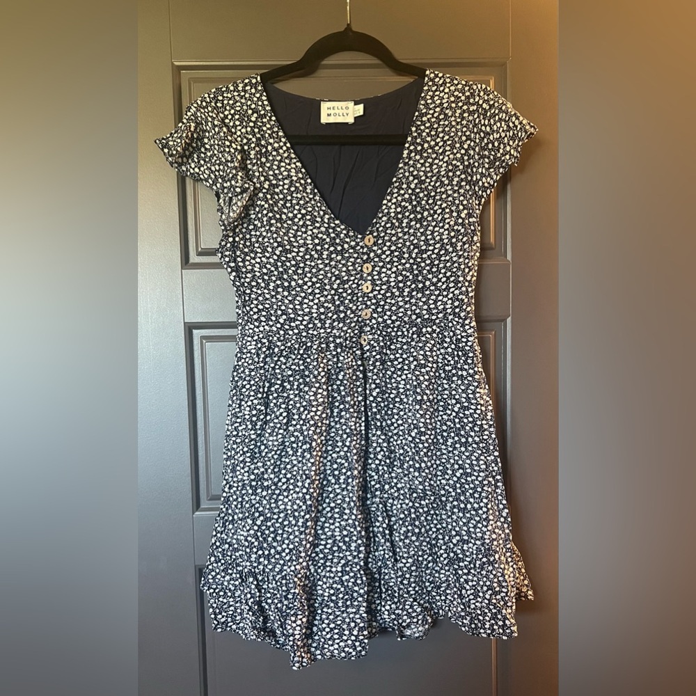 Hello Molly Navy Floral Dress